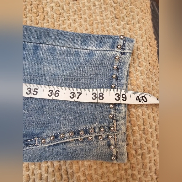 ARMANI EXCHANGE WOMEN'S J19 SUPER-SKINNY SIDE SLIT JEANS SIZE 31 - Picture 10 of 14